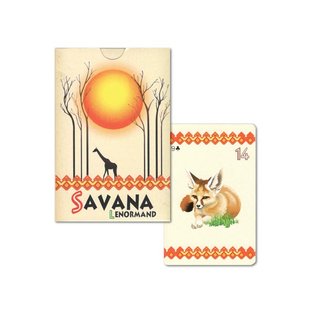 Savana Lenormand - Capa e Carta 