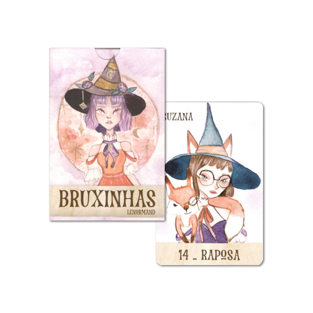 Bruxinhas Lenormand - Capa e Carta 