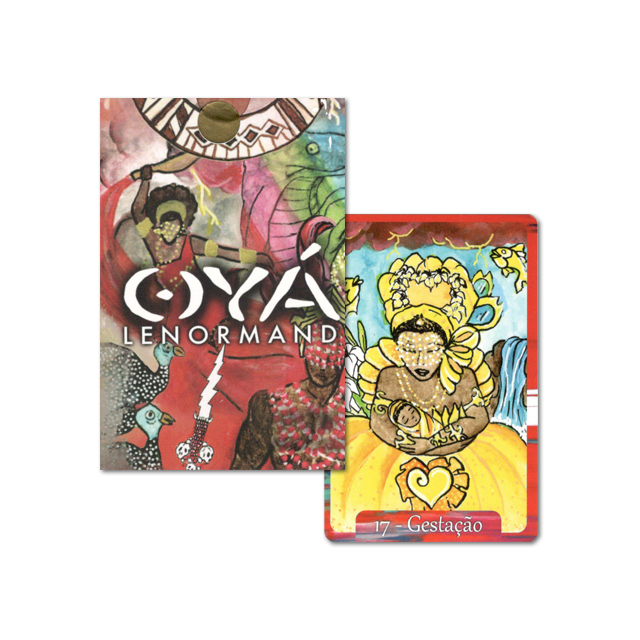 Oyá Lenormand com Bordas Vermelhas