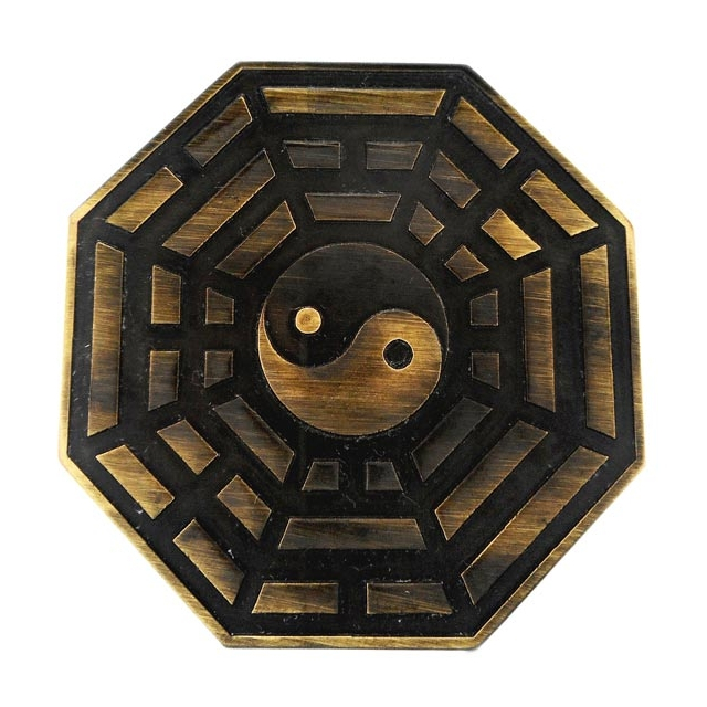 Símbolo de Parede I Ching - Ouro Velho