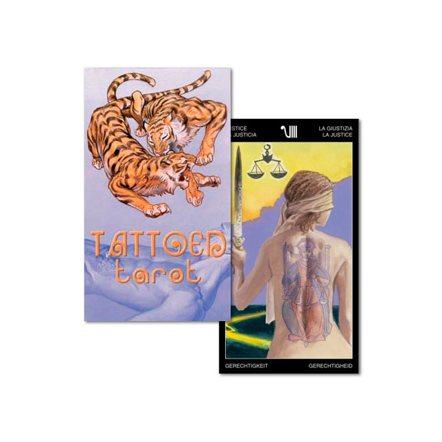 Tattoed Tarot da Lo Scarabeo - Capa e Carta