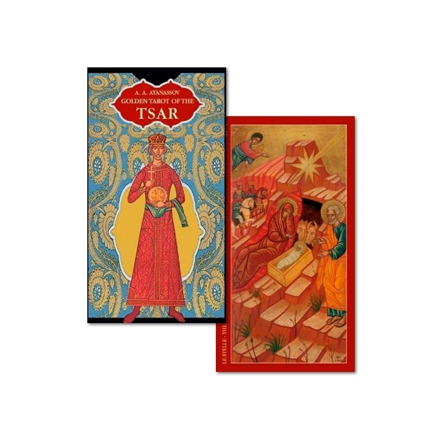 Golden Tarot of the Tsar da Lo Scarabeo - Capa e Carta