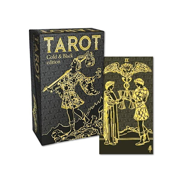 Tarot Gold & Black Edition - Capa e Carta 