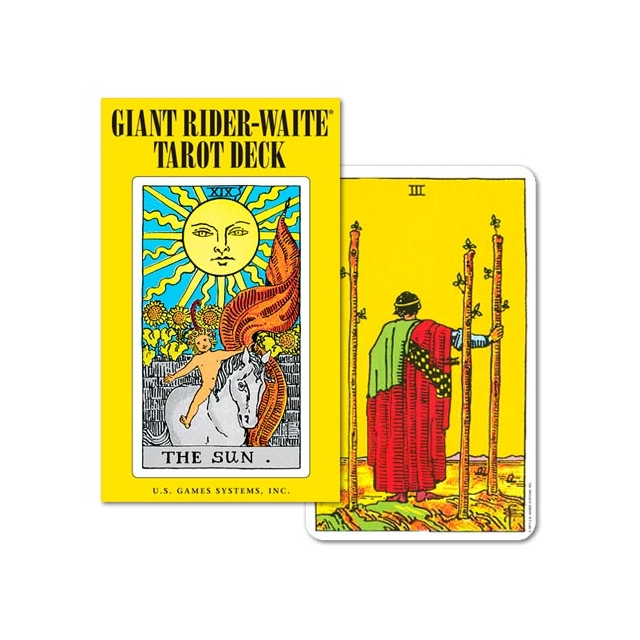 Rider Waite Tarot - Grande - Capa e Carta 