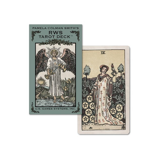 Pamela Colman Smith's RWS Tarot Deck - Capa e Carta 